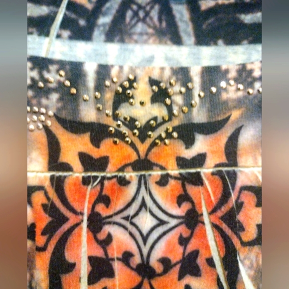 Women's "One world"  boho blouse - Picture 5 of 7